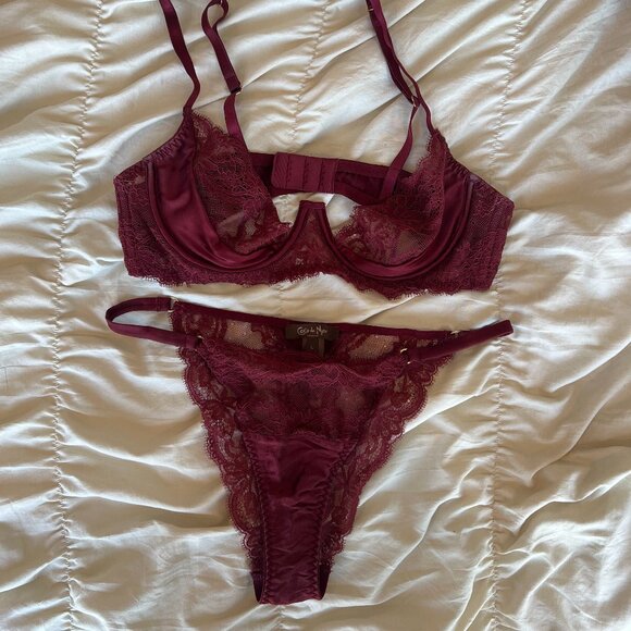 Coco de Mer Seraphine Bra and Panty Set - Picture 4 of 6